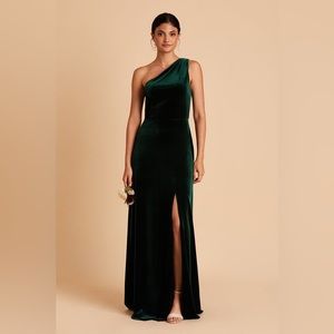Birdy Grey Emerald green velvet dress